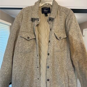 G.H. Bass & Co. Heathered Tan Field Jacket with Quilted Lining